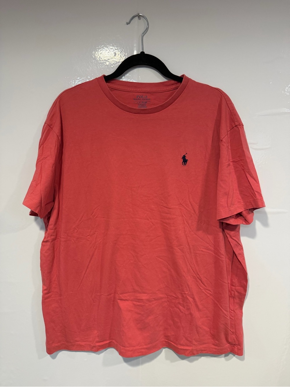 Polo by Ralph Lauren Classic Crew Neck T-Shirt - Coral
